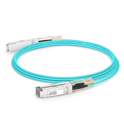 200G QSFP56 do 2x 100G QSFP28 Active Optical Kabel (AOC), 1M -20 m